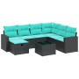 Set sofás de jardín 7 piezas y cojines ratán sintético beige de , Conjuntos de jardín - Ref: Foro24-3263194, Precio: 459,92 €...
