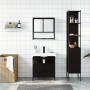 3-teiliges Badezimmermöbelset aus schwarzem Sperrholz von , Badezimmermöbel - Ref: Foro24-3214675, Preis: 185,49 €, Rabatt: %