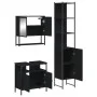 Black plywood 3-piece bathroom furniture set by , Bathroom furniture - Ref: Foro24-3214675, Price: 182,35 €, Discount: %