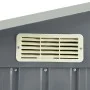 Cobertizo de jardín con estantería hierro gris 205x130x183 cm by vidaXL, Sheds - Ref: Foro24-47103, Price: 258,99 €, Discount: %