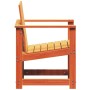 Juego de muebles jardín 3 pzas madera maciza pino marrón cera de , Sillas de jardín - Ref: Foro24-844663, Precio: 116,73 €