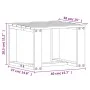 Gartenmöbel-Set 3-teilig, massives Kiefernholz, wachsbraun von , Gartenstühle - Ref: Foro24-844663, Preis: 115,69 €, Rabatt: %