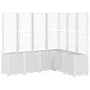 Planter with white PP trellis 160x120x140 cm by , Pots and planters - Ref: Foro24-367879, Price: 267,87 €, Discount: %