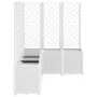 Planter with white PP trellis 160x120x140 cm by , Pots and planters - Ref: Foro24-367879, Price: 267,87 €, Discount: %