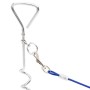 Hundebindekabel mit Erdspieß 3 m von , Haustierleinen - Ref: Foro24-4003379, Preis: 15,44 €, Rabatt: %