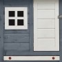Solid pine and gray fir wood chicken coop 170x81x110 cm by vidaXL, Cages and habitats for small animals - Ref: Foro24-170861,...