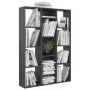 Glänzend graues Spanplattenteiler/Regal 100x24x140 cm von vidaXL, Raumteiler - Ref: Foro24-800449, Preis: 86,12 €, Rabatt: %
