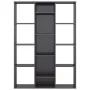 Glänzend graues Spanplattenteiler/Regal 100x24x140 cm von vidaXL, Raumteiler - Ref: Foro24-800449, Preis: 86,12 €, Rabatt: %