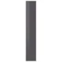 Glänzend graues Spanplattenteiler/Regal 100x24x140 cm von vidaXL, Raumteiler - Ref: Foro24-800449, Preis: 86,12 €, Rabatt: %