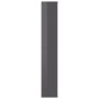 Glänzend graues Spanplattenteiler/Regal 100x24x140 cm von vidaXL, Raumteiler - Ref: Foro24-800449, Preis: 87,71 €, Rabatt: %