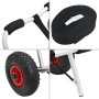 Zusammenklappbarer Kajakwagen aus Aluminium, 45 kg von vidaXL, Bootsanhänger - Ref: Foro24-94873, Preis: 65,92 €, Rabatt: %
