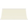 Toldo retráctil de tela y acero crema 300x150 cm