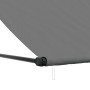 Toldo retráctil de tela y acero gris antracita 400x150 cm de vidaXL, Toldos - Ref: Foro24-368756, Precio: 83,13 €, Descuento: %