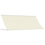 Einziehbare Markise aus Stoff und cremefarbenem Stahl, 400 x 150 cm von vidaXL, Markisen - Ref: Foro24-368763, Preis: 80,66 €...