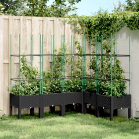 Pflanzgefäß mit Gitter PP schwarz 160x120x142,5 cm von vidaXL, Töpfe und Pflanzgefäße - Ref: Foro24-367968, Preis: 123,86 €, ...