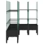 Planter with black PP trellis 160x120x142.5 cm by vidaXL, Pots and planters - Ref: Foro24-367968, Price: 121,94 €, Discount: %
