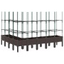 Planter with brown PP trellis 200x160x142.5 cm by vidaXL, Pots and planters - Ref: Foro24-367975, Price: 129,64 €, Discount: %