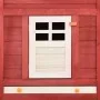 Outdoor hutch with red and white fir wood runner by vidaXL, Cages and habitats for small animals - Ref: Foro24-170875, Price:...