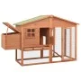 Chicken coop with solid fir wood nesting box by vidaXL, Cages and habitats for small animals - Ref: Foro24-170864, Price: 317...