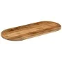 Oval table top solid rough mango wood 140x50x3.8cm by vidaXL, Table tops - Ref: Foro24-370119, Price: 99,79 €, Discount: %