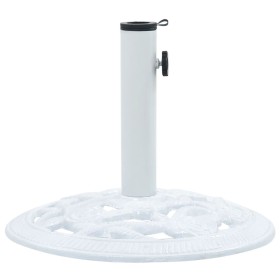 White cast iron parasol base 9 kg 40 cm by vidaXL, Umbrella bases - Ref: Foro24-47864, Price: 63,27 €, Discount: %