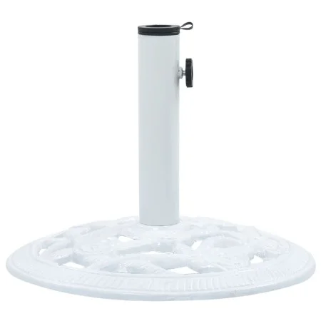 Sonnenschirmständer aus weißem Gusseisen, 9 kg, 40 cm von vidaXL, Schirmständer - Ref: Foro24-47864, Preis: 47,46 €, Rabatt: %