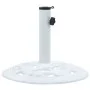 Sonnenschirmständer aus weißem Gusseisen, 9 kg, 40 cm von vidaXL, Schirmständer - Ref: Foro24-47864, Preis: 47,46 €, Rabatt: %