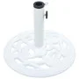 Sonnenschirmständer aus weißem Gusseisen, 9 kg, 40 cm von vidaXL, Schirmständer - Ref: Foro24-47864, Preis: 47,46 €, Rabatt: %