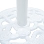Base de sombrilla de hierro fundido blanco 9 kg 40 cm de vidaXL, Bases para sombrillas - Ref: Foro24-47864, Precio: 63,27 €, ...