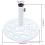 Sonnenschirmständer aus weißem Gusseisen, 9 kg, 40 cm von vidaXL, Schirmständer - Ref: Foro24-47864, Preis: 59,04 €, Rabatt: %