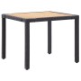 Garten-Essgruppe 5-teilig mit schwarzen Polstern aus synthetischem Rattan. von vidaXL, Gartensets - Ref: Foro24-46025, Preis:...