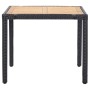 Set de comedor de jardín 5 pzas y cojines ratán sintético negro by vidaXL, Garden sets - Ref: Foro24-46025, Price: 423,26 €, ...