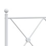 Metallbettgestell mit Kopf- und Fußteil weiß 75x190 cm von vidaXL, Betten und Lattenroste - Ref: Foro24-376559, Preis: 65,57 ...