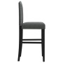 Hohe Hocker, 2 Stück, massives Gummiholz und Stoff von vidaXL, Küchenhocker - Ref: Foro24-4006208, Preis: 113,39 €, Rabatt: %