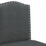 Taburetes altos 2 uds madera maciza de caucho y tela de vidaXL, Taburetes de cocina - Ref: Foro24-4006208, Precio: 111,40 €, ...