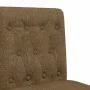 Taburetes altos 2 uds madera maciza de caucho y tela de vidaXL, Taburetes de cocina - Ref: Foro24-4006220, Precio: 113,87 €, ...