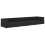 4-teilige Gartensofagarnitur und schwarze synthetische Rattankissen von vidaXL, Gartensets - Ref: Foro24-47268, Preis: 306,60...