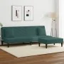 Dark green velvet 2-piece sofa set with cushions by vidaXL, Sofas - Ref: Foro24-3216264, Price: 304,94 €, Discount: %