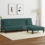 Zweiteilige Sofagarnitur aus dunkelgrünem Samt mit Kissen von vidaXL, Sofas - Ref: Foro24-3216264, Preis: 310,28 €, Rabatt: %