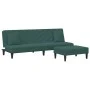 Dark green velvet 2-piece sofa set with cushions by vidaXL, Sofas - Ref: Foro24-3216264, Price: 304,94 €, Discount: %