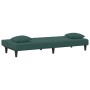 Zweiteilige Sofagarnitur aus dunkelgrünem Samt mit Kissen von vidaXL, Sofas - Ref: Foro24-3216264, Preis: 310,28 €, Rabatt: %