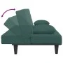 Dark green velvet 2-piece sofa set with cushions by vidaXL, Sofas - Ref: Foro24-3216264, Price: 304,94 €, Discount: %