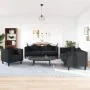 Juego de sofás con cojines 3 piezas terciopelo negro de vidaXL, Sofás - Ref: Foro24-3209252, Precio: 721,43 €, Descuento: %