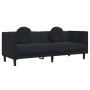 3-piece black velvet sofa set with cushions by vidaXL, Sofas - Ref: Foro24-3209252, Price: 798,61 €, Discount: %