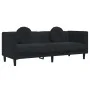 3-piece black velvet sofa set with cushions by vidaXL, Sofas - Ref: Foro24-3209252, Price: 721,86 €, Discount: %