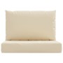 Kissen für Paletten, 2 Stück, beiges Oxford-Gewebe von vidaXL, Kissen für Stühle und Sofas - Ref: Foro24-361757, Preis: 60,81...