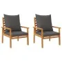 5-piece garden furniture set with solid acacia wood cushions by vidaXL, Garden sets - Ref: Foro24-3211802, Price: 547,86 €, D...