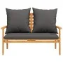 5-piece garden furniture set with solid acacia wood cushions by vidaXL, Garden sets - Ref: Foro24-3211802, Price: 547,86 €, D...