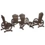 Juego de muebles de jardín 4 piezas madera maciza de abeto de vidaXL, Conjuntos de jardín - Ref: Foro24-3207126, Precio: 470,...