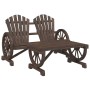 Gartenmöbel-Set 4-teilig aus massivem Tannenholz von vidaXL, Gartensets - Ref: Foro24-3207126, Preis: 461,83 €, Rabatt: %
